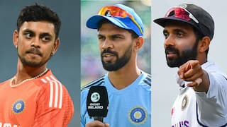 bcci announce irani cup 2024 squads mumbai vs rest of india ajinkya rahane ruturaj gaikwad captain ishan kishan shreyas iyer