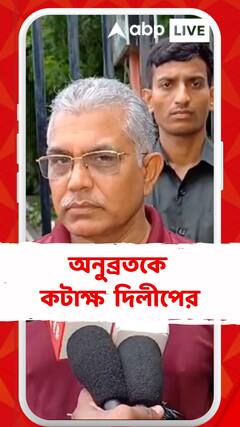 'লুঠের অংশীদার,তাই পেয়েছেন বাঘের সম্মান', অনুব্রতকে কটাক্ষ দিলীপের