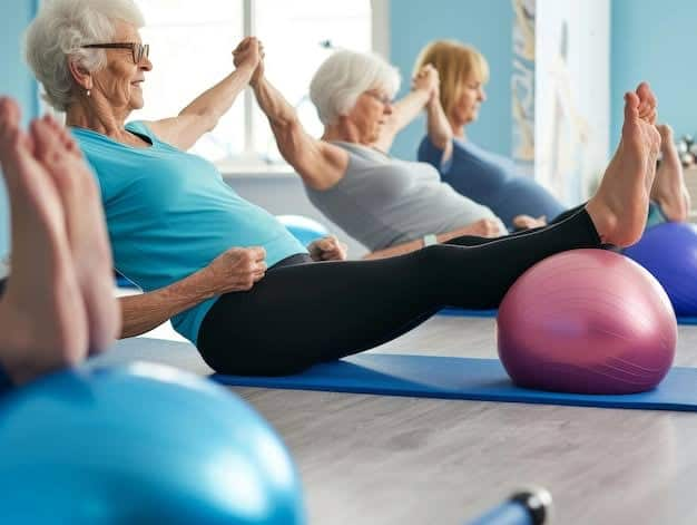 When the bone density weakens, the body starts to feel pain while turning, sitting, lifting something and performing other activities. In such a situation, with the help of Pilates, the flexibility of the bones is maintained and the bone density also becomes stronger. These help in balancing the body and thus reduce the risks of falling and injuries in old age.