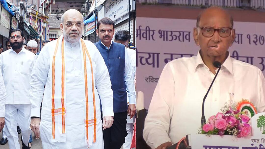 Amit Shah: मराठवाडा-विदर्भासाठी अमित शाहांचं मायक्रो प्लॅनिंग; भाजपच्या कार्यकर्त्यांना म्हणाले, आपल्याला शरद पवारांना रोखायचंय Amit Shah told bjp party workers that we have to stop Sharad Pawar and Uddhav Thackeray in Vidhansabha Election 2024 Amit Shah: मराठवाडा-विदर्भासाठी अमित शाहांचं मायक्रो प्लॅनिंग; भाजपच्या कार्यकर्त्यांना म्हणाले, आपल्याला शरद पवारांना रोखायचंय