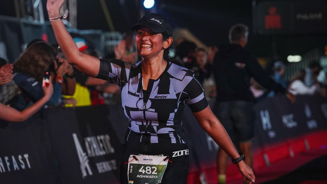 सॅल्युट! जगातील सर्वात आव्हानात्मक आयर्नमॅन 70.3 स्पर्धेत संभाजीनगरच्या ऐश्वर्याची चमकदार कामगिरी Ironman 70.3 event Brilliant performance by Aishwarya of chhatrapati Sambhajinagar in the world's most challenging competition सॅल्युट! जगातील सर्वात आव्हानात्मक आयर्नमॅन 70.3 स्पर्धेत संभाजीनगरच्या ऐश्वर्याची चमकदार कामगिरी