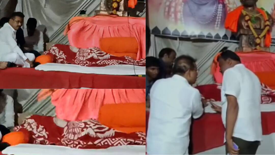 Manoj Jarange Patil: अंतरवाली सराटीत मध्यरात्री हालचालींना वेग, राजेश टोपे अचानक मनोज जरांगेंच्या भेटीला, नेमकं काय घडलं? Manoj Jarange Patil hunger strike at antarwali sarati Jalna Sharad Pawar camp Rajesh Tope visit at midnight Manoj Jarange Patil: अंतरवाली सराटीत मध्यरात्री हालचालींना वेग, राजेश टोपे अचानक मनोज जरांगेंच्या भेटीला, नेमकं काय घडलं?