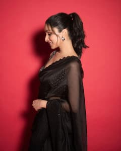Shraddha Kapoor Leaves All 'Stree' Behind With Gorgeous Look In A Rs 62,000 Black Saree; SEE PICS