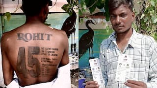 Indian captain Rohit Sharma fan made Tattoo on his body with name and records before IND vs BAN 2nd Kanpur Test