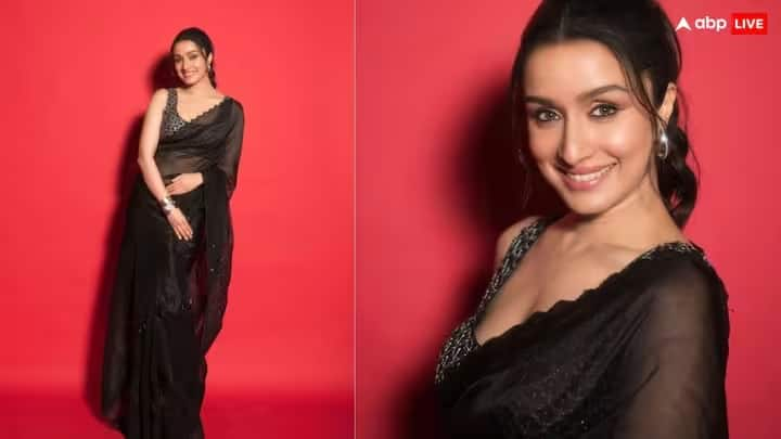 Shraddha Kapoor Black Saree: શ્રદ્ધા કપૂર આ દિવસોમાં દરેક જગ્યાએ છે. સ્ટ્રી 2 પછી લોકો તેના માટે વધુ ક્રેઝી થઈ ગયા છે. હવે તે બ્લેક સાડીમાં જોવા મળી હતી, જેના પછી લોકોને આશિકી 2 યાદ આવી ગઈ.