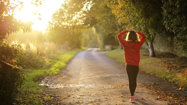 For instance, taking just 20-30 minutes each day for a walk or simple stretching exercises can improve both physical and mental health.  (Image source: Canva)