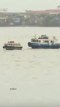 Mumbai Rains: मुंबई में भारी बारिश के बाद समंदर में उठ रही लहरें | ABP Shorts