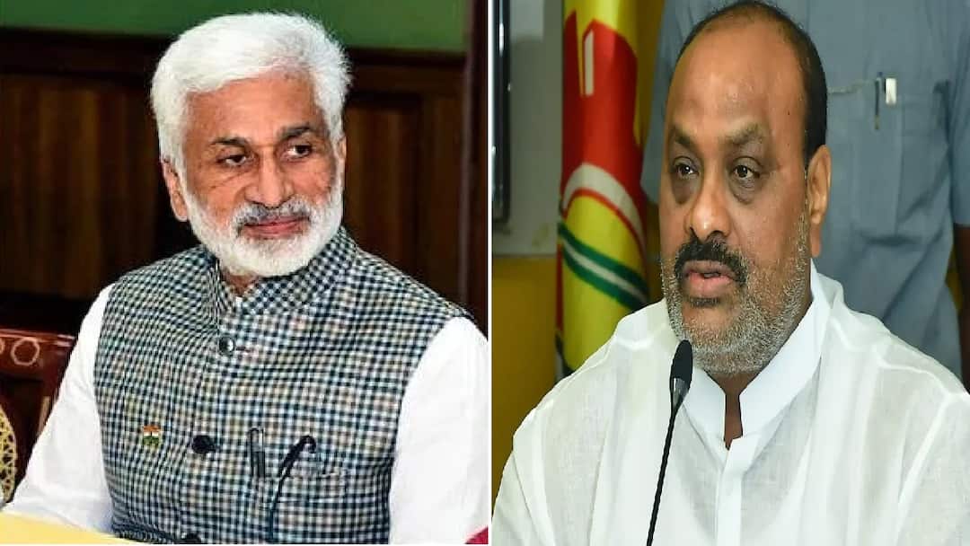 Andhra Pradesh: టీడీపీలోకి విజయసాయి? మంత్రి అచ్చెన్నాయుడి వ్యాఖ్యలపై స్పందించిన ఎంపీ Vijayasai reddy counter to ap minister atchannaidu on party changing comments Andhra Pradesh: టీడీపీలోకి విజయసాయి? మంత్రి అచ్చెన్నాయుడి వ్యాఖ్యలపై స్పందించిన ఎంపీ