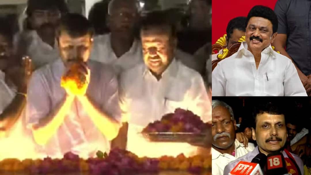 சிறையிலிருந்து வெளியே வந்த செந்தில் பாலாஜியின் முதல் பேட்டி: முதல்வர் ஸ்டாலின் குறித்து பேசிய அந்த வார்த்தை.! DMK senthil balaji first press meet after came out from puzhal jail said about cm stalin சிறையிலிருந்து வெளியே வந்த செந்தில் பாலாஜியின் முதல் பேட்டி: முதல்வர் ஸ்டாலின் குறித்து பேசிய அந்த வார்த்தை.!