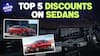 Top 5 Sedans Offering Incredible Discounts—Don’t Miss Out on These Unbeatable Deals This Season | Auto Live