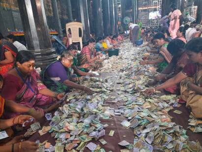 Annamalaiyar Temple Puratasi Month Purnami Bill Offering is this much அண்ணாமலையார் கோயில் புரட்டாசி மாத பௌர்ணமி  உண்டியல் காணிக்கை - எவ்வளவு வசூல்?
