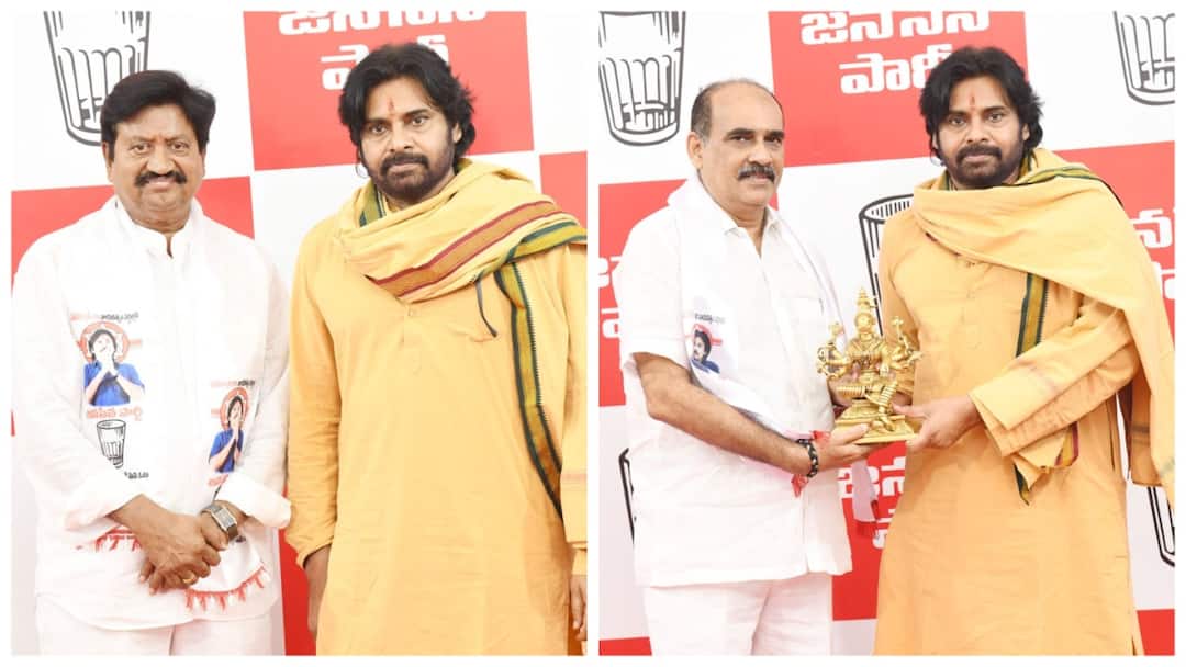 Andhra Jagan Mohan Reddy Relative Balineni Srinivasa Reddy 2 Other YSRCP Leaders Samineni Udaya Bhanu Join JanaSena Andhra: Jagan's Relative Balineni Srinivasa Reddy, 2 Other YSRCP Leaders Join JanaSena