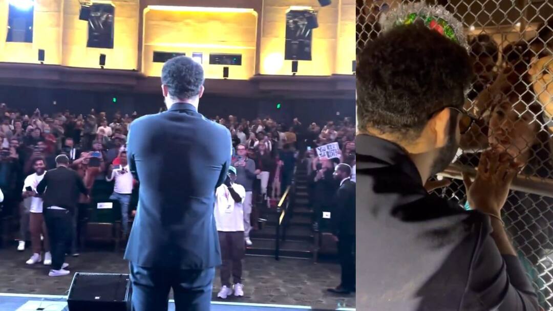 Devara Movie: జపాన్ నుంచి అమెరికా వచ్చిన ఫ్యాన్స్ - ఎన్టీఆర్ అంటే ఆ మాత్రం ఉంటది మరి! Excited Japanese Fans meeting Jr NTR after devara show in Beyond Fest los angeles Devara Movie: జపాన్ నుంచి అమెరికా వచ్చిన ఫ్యాన్స్ - ఎన్టీఆర్ అంటే ఆ మాత్రం ఉంటది మరి!