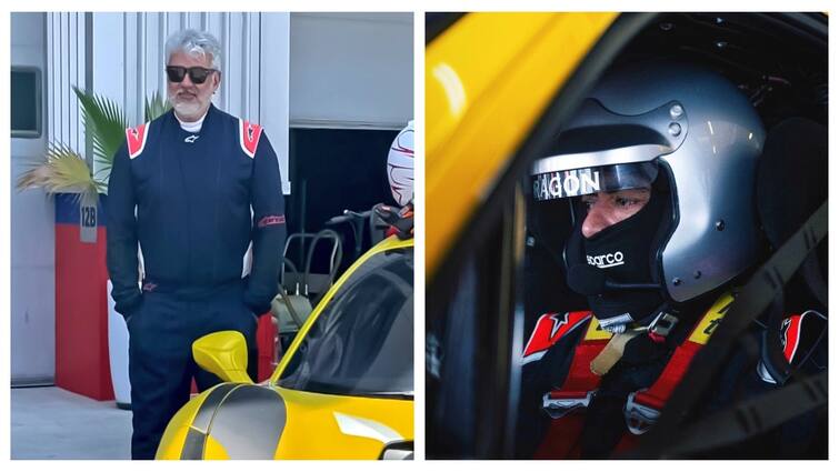 actor ajithkumar latest photos release dubai car race fans happy Ajith: நெருப்பு மாதிரி இருக்காரு சார்! கார் பந்தயத்தில் கலக்கிய அஜித் - லேட்டஸ்ட் போட்டோஸ் ரிலீஸ்