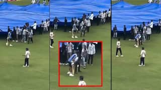 Ground Staff Member Touched Virat Kohli Feet Kanpur Test IND vs BAN 2nd Match Latest Sports News