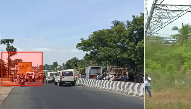 Namakkal container lorry Robbers with cash in hand; Police shot! சினிமாவை மிஞ்சிய நிஜம்: கட்டுக்கட்டாக பணம்; கன்டெய்னர் லாரியில் சென்ற கொள்ளையர்கள்- சுட்டுப்பிடித்த போலீஸ்!