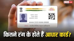 कितने कलर के होते हैं आधार कार्ड? जानें इन सब में क्या होता है अंतर