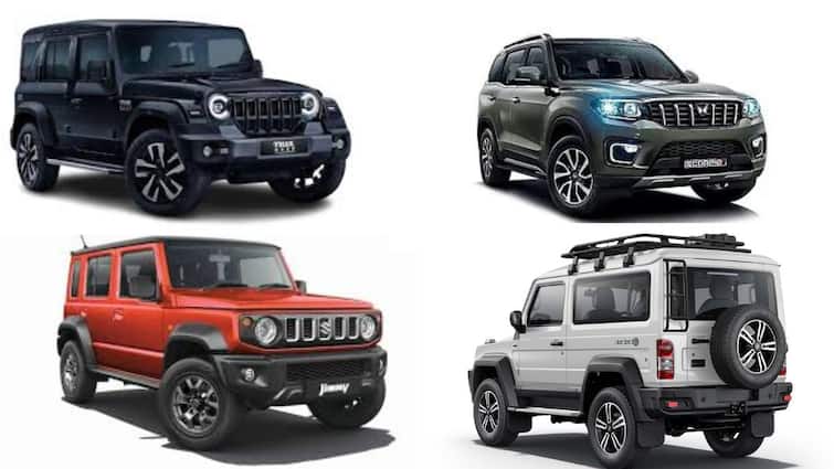 Thar Roxx vs Rivals off road tech comparison with Jimny Scorpio N Gurkha automobile news Thar Roxx vs Rivals: தார் ராக்ஸ் Vs ஜிம்னி, ஸ்கார்ப்பியோ என், கூர்கா ஒப்பீடு - எது பெஸ்ட் ஆஃப் ரோட் கார்?