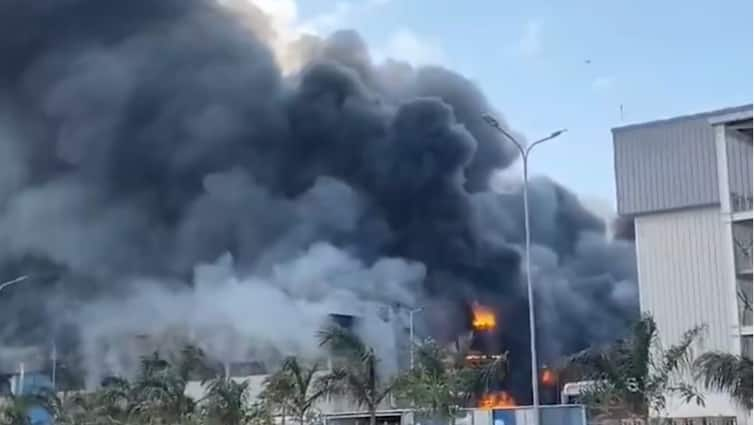 Tamil Nadu: Hearth Billows From Chemical Godown At Tata Electronics Manufacturing unit In Hosur —  Video