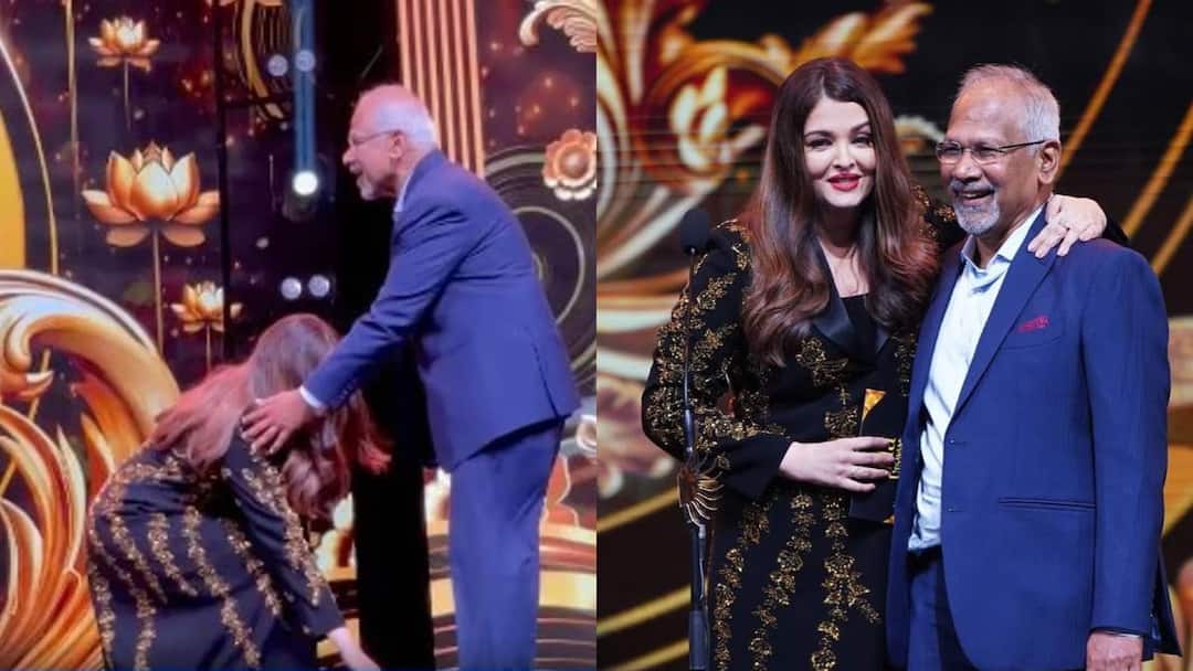 Aishwarya Rai touched Mani Ratnams feet at IIFA Utsavam Awards 2024 Viral Video: ఐఫా ఉత్సవంలో మణిరత్నం కాళ్లు మొక్కిన ఐశ్వర్య... నెట్టింట వైరల్ అవుతున్న వీడియో