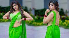 Ritu Choudhary: పచ్చ చీరలో పరువాల విందు- మత్తెక్కించే చూపులతో రెచ్చగొడుతున్న రీతూ చౌదరి