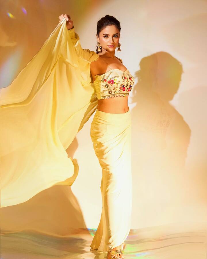 તાજેતરમાં જ નિશાએ તેના ઇન્સ્ટાગ્રામ પર તેની લેટેસ્ટ તસવીરો શેર કરી છે, જેમાં તેનો લુક ખૂબ જ આકર્ષક લાગી રહ્યો છે.