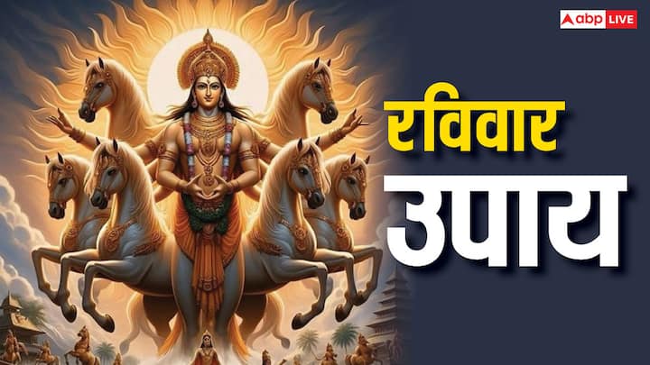 Ravivar Upay: सूर्य देव (Surya) को प्रसन्न कर उनकी कृपा पाने के लिए रविवार का दिन सबसे अच्छा है. इस दिन किए पूजा-व्रत या उपाय से यदि ग्रहों के राजा प्रसन्न हो जाते हैं तो समझिए आपका भाग्य चमक जाएगा.