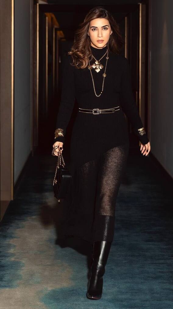 Kriti Sanon In Shades Of Black At IIFA 2024; See Pics