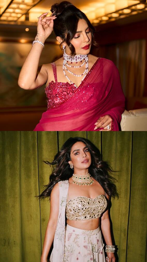 इस दुर्गा पूजा ट्राय करें प्रियंका चोपड़ा के ये 9 ब्लाउज डिजाइन