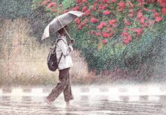 मुंबईकरांना पर्वणी... बॉलपेननं रेखाटलेल्या चित्रांचं प्रदर्शन; 'अर्बन रिदम्स अँड रुरल चार्म'