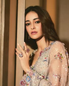 Ananya Panday's Floral Embellished Saree Is Perfect Inspo For Festive Season; SEE PICS