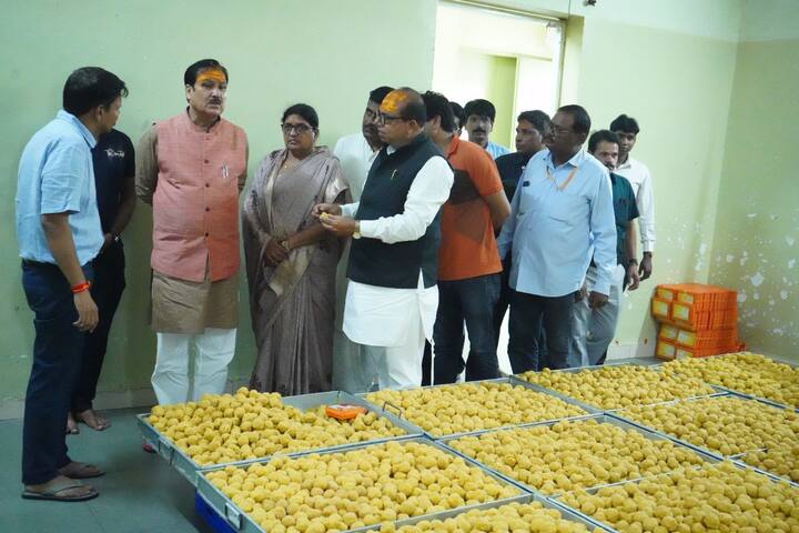 महाकालेश्वर मंदिर के प्रसाद की इतनी डिमांड है कि इसके निर्माण के लिए 30 कर्मचारियों को लगाया गया है, जबकि पैकिंग की जिम्मेदारी भी 30 कर्मचारियों की रहती है. प्रतिदिन 40 क्विंटल से ज्यादा प्रसाद का निर्माण कराया जाता है.