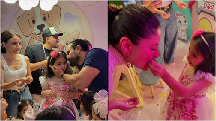 Inaaya Naumi Kemmu celebrated her 7th birthday on Sunday with a lovely family gathering.