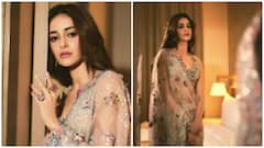 Ananya Panday's Floral Embellished Saree Is Perfect Inspo For Festive Season; SEE PICS