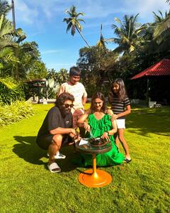Allu Arjun Hosts Wife Sneha Reddy's Low-Key Birthday Bash In Goa, See Inside Pics