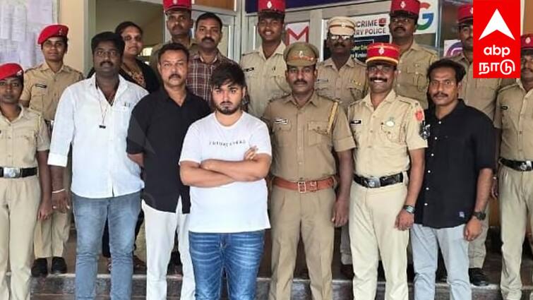 Puducherry Cyber ​​Crime Police Arrests Youth For Online Money Laundering In Hyderabad ”ஆன்லைனில் அதிக வருவாய்?” : ரூ.39.25 லட்சம் மோசடி.. புதுச்சேரி போலீஸின் அதிரடி கைது..