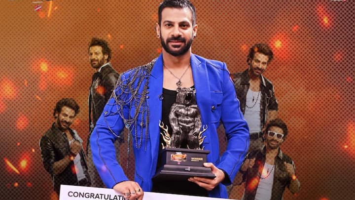 At the grand finale of Rohit Shetty's stunt-based show 'Khatron Ke Khiladi 14', actor Karan Veer Mehra was declared the winner.