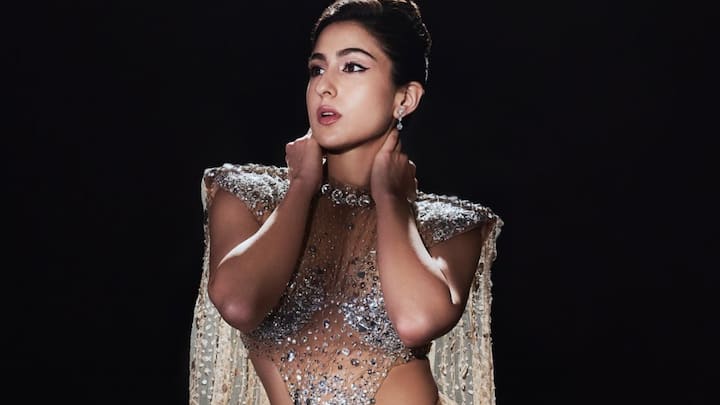 At IIFA 2024, Sara Ali Khan wore a breathtaking gown from the legendary designer Abu Jani-Sandeep Khosla.