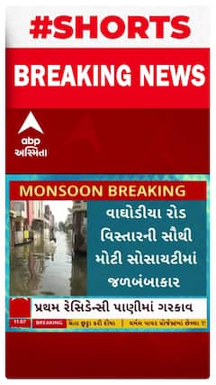 Vadodara Water Logging | વાઘોડિયા રોડ પરની પ્રથમ રેસિડેન્સી પાણીમાં ગરકાવ