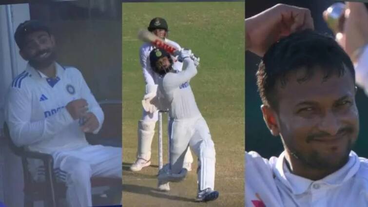 आकाशदीप ने विराट कोहली के बल्ले से जड़े 2 छक्के, शाकिब अल हसन हुए हैरान, वायरल हुआ रिएक्शन