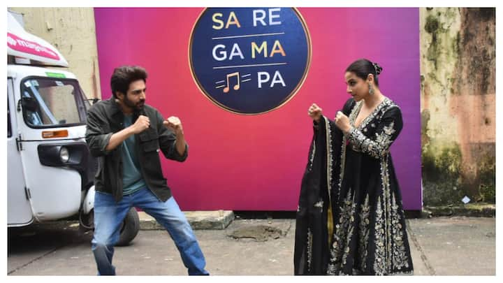 Kartik Aaryan aka Rooh Baba, and Vidya Balan, the iconic Manjulika, appeared on the sets of Sa Re Ga Ma Pa to promote their film Bhool Bhulaiyaa 3.