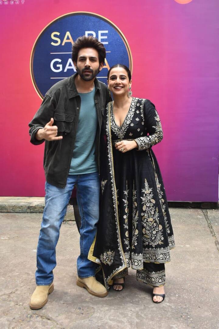 In the photos they can be seen engaged in fun banter, fueling excitement for both the film and their guest appearance on the popular singing show.