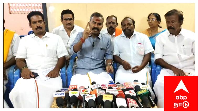 Mayiladuthurai bjp party meeting state secretary ashvaththaman press meet முதலில் விடுதலை சிறுத்தைகள் கட்சியினரிடம் மதுஒழிப்பை நடைமுறைப்படுத்திவிட்டு  பின்னர் மதுஒழிப்பு மாநாட்டை நடத்துங்கள் -  அஸ்வத்தாமன் ஆவேசம்..!