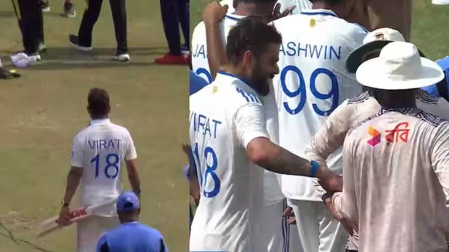 Virat Kohli gifts bat to Shakib Al Hasan Virat Kohli: વિરાટ કોહલીએ ફરી બતાવી દરિયાદિલી, નિવૃત થઇ રહેલા બાંગ્લાદેશના દિગ્ગજને ગિફ્ટમાં આપ્યું બેટ
