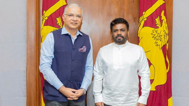 Indian Excessive Commissioner Santosh Jha Calls On Sri Lanka President Dissanayake, PM Amarasuriya