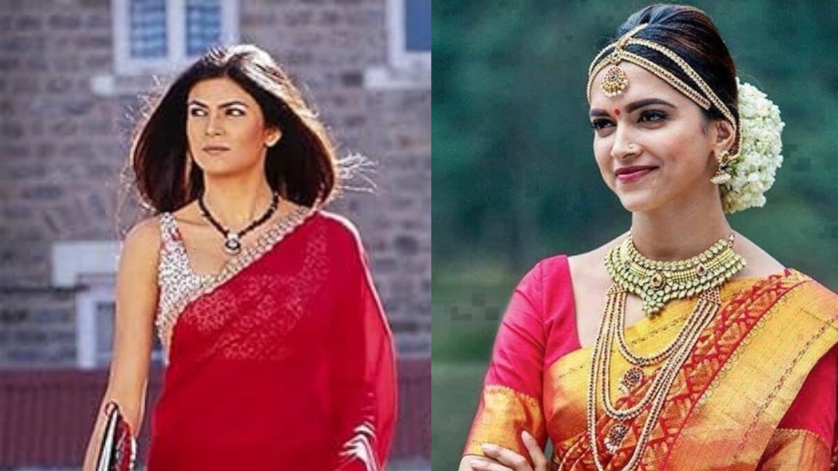 8 Dazzling Red Saree Looks Of B-Town Divas On-Screen