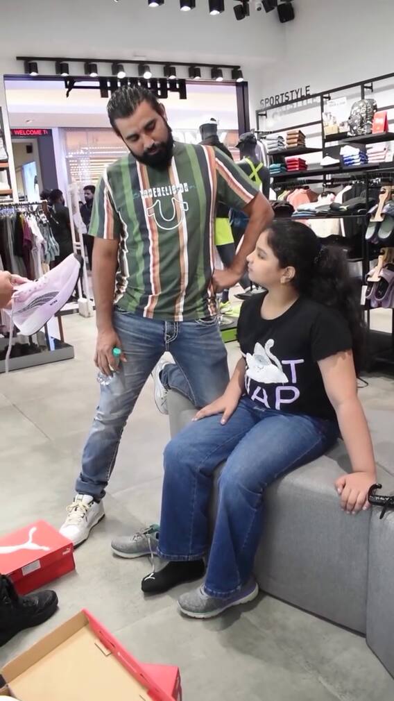 बेहद 'क्यूट' हैं मोहम्मद शमी की बेटी आरिया, देखें तस्वीरें