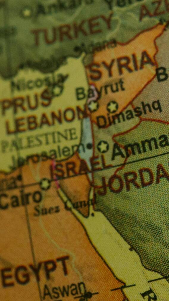 इजराइल का किन मुस्लिम देशों के साथ बॉर्डर लगता है