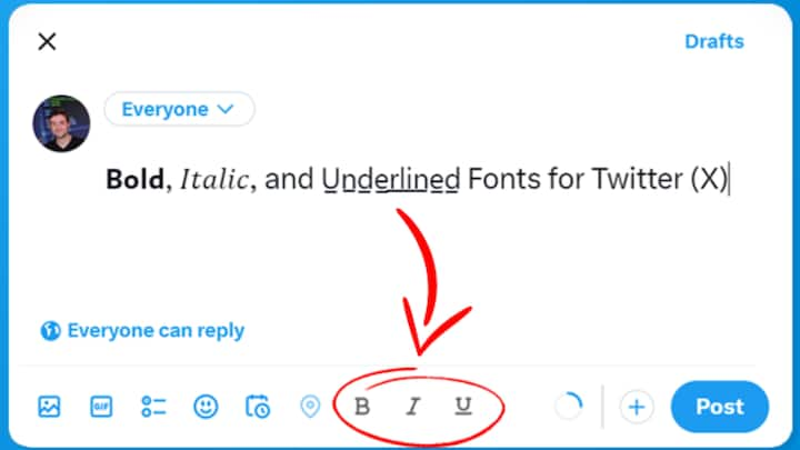 मस्क ने बताया कि बोल्ड फॉन्ट फीचर यूजर्स को अपने मैसेज के कुछ हिस्सों को हाइलाइट करने की सुविधा देता है.