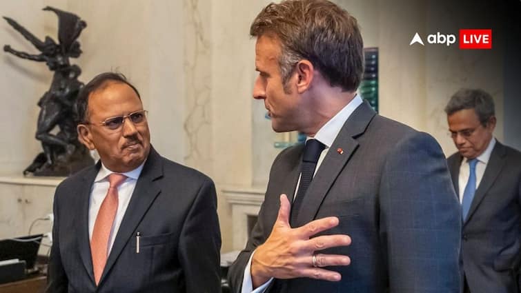 India France Deal NSA Ajit Doval President Emmanuel Macron defense major safran to set up first Electronic unit in Bharat भारत में ये क्या करने जा रहा है फ्रांस, अजित डोभाल के साथ मीटिंग और बन गई बात